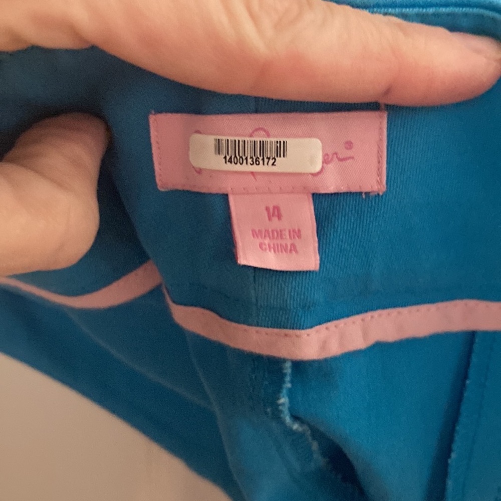 Lilly Pulitzer Pants Size 14 Blue - Picture 2 of 3